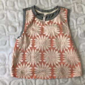 Crop Top Flower Tank